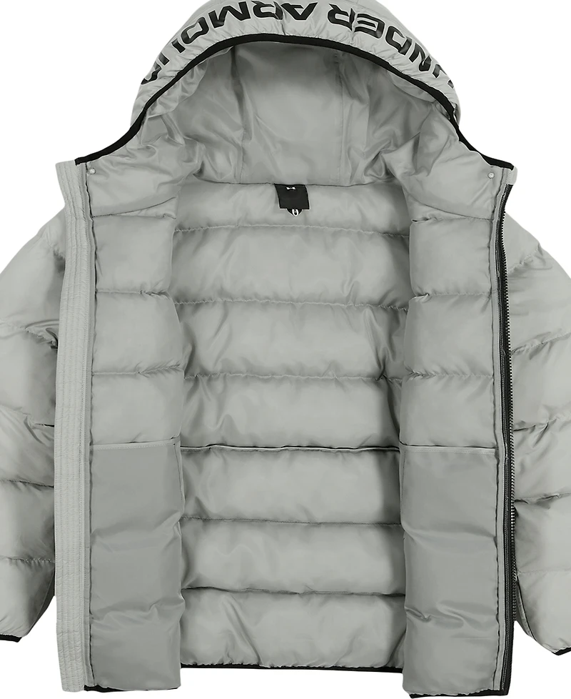 Under Armour Boys' 8-20 Logo Full-Zip Puffer Hooded Jacket