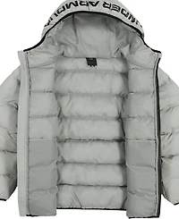 Under Armour Boys' 8-20 Logo Full-Zip Puffer Hooded Jacket