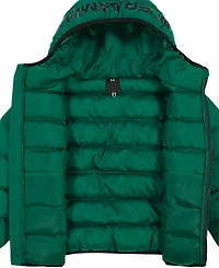 Under Armour Boys' 8-20 Logo Full-Zip Puffer Hooded Jacket