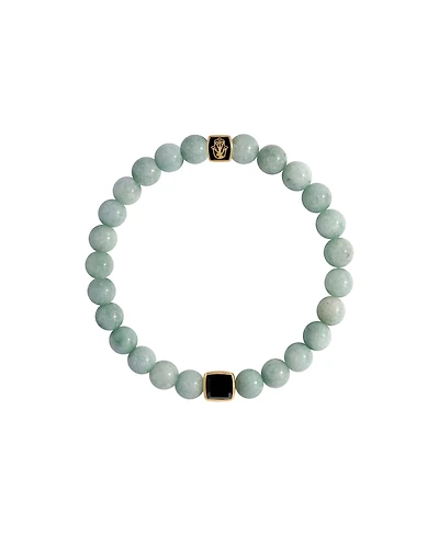 Karma and Luck Abundant Support Jade Onyx Hamsa Bracelet