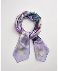 Fable England Women's Catherine Rowe Pet Portraits Frenchie Silk Square Scarf