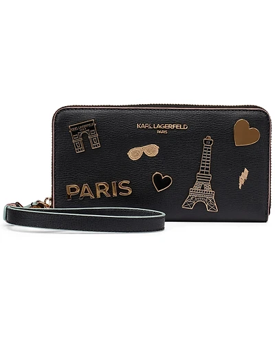 Karl Lagerfeld Paris Maybelle Continental Zip Wallet