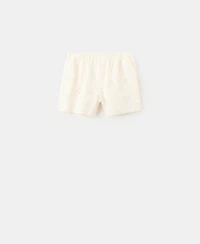 Mango Women's Openwork Embroidery Cotton Shorts