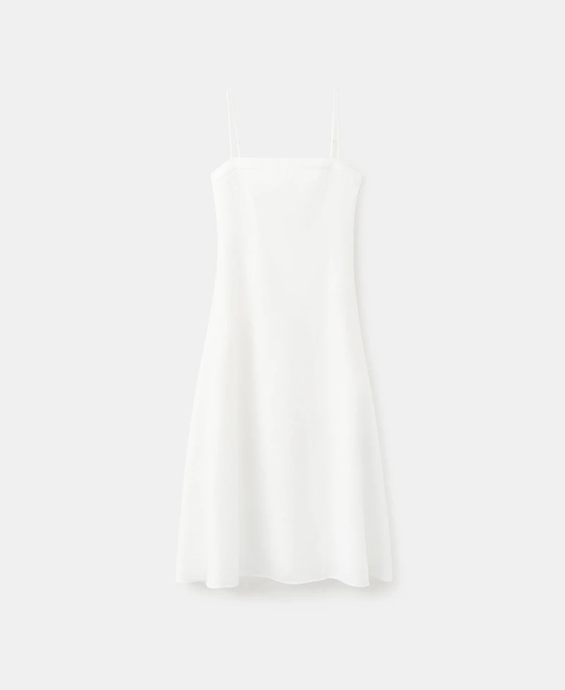 Mango Women's A-Line Linen Dress