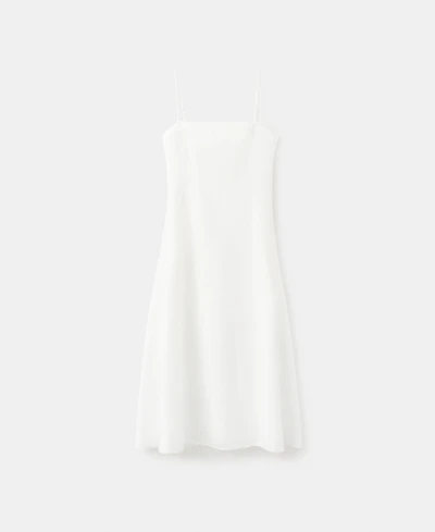 Mango Women's A-Line Linen Dress
