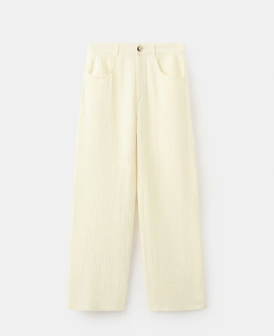 Mango Women's Balloon Crinkle Pants