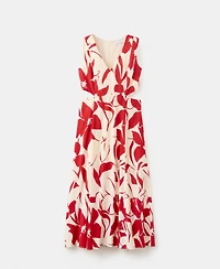 Mango Women's Cutouts Floral-Printed Dress