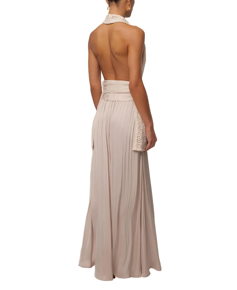 Jluxlabel Women's River Satin Maxi Skirt