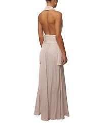 Jluxlabel Women's River Satin Maxi Skirt