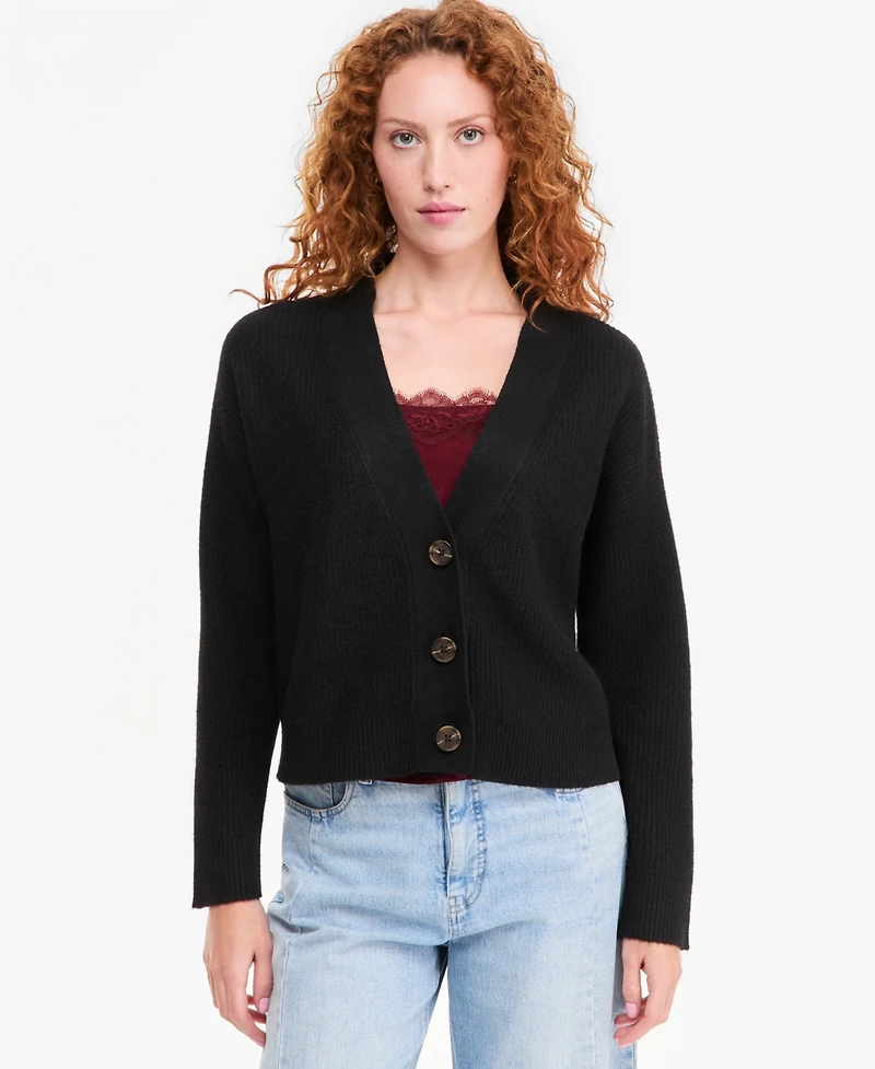 On 34th Women's 3 Button V-Neck Cardigan, Macy's Exclusive