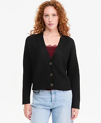 On 34th Women's 3 Button V-Neck Cardigan, Macy's Exclusive