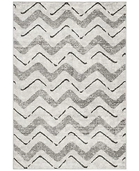 Safavieh Adirondack 121 Silver and Charcoal 5'1" x 7'6" Area Rug