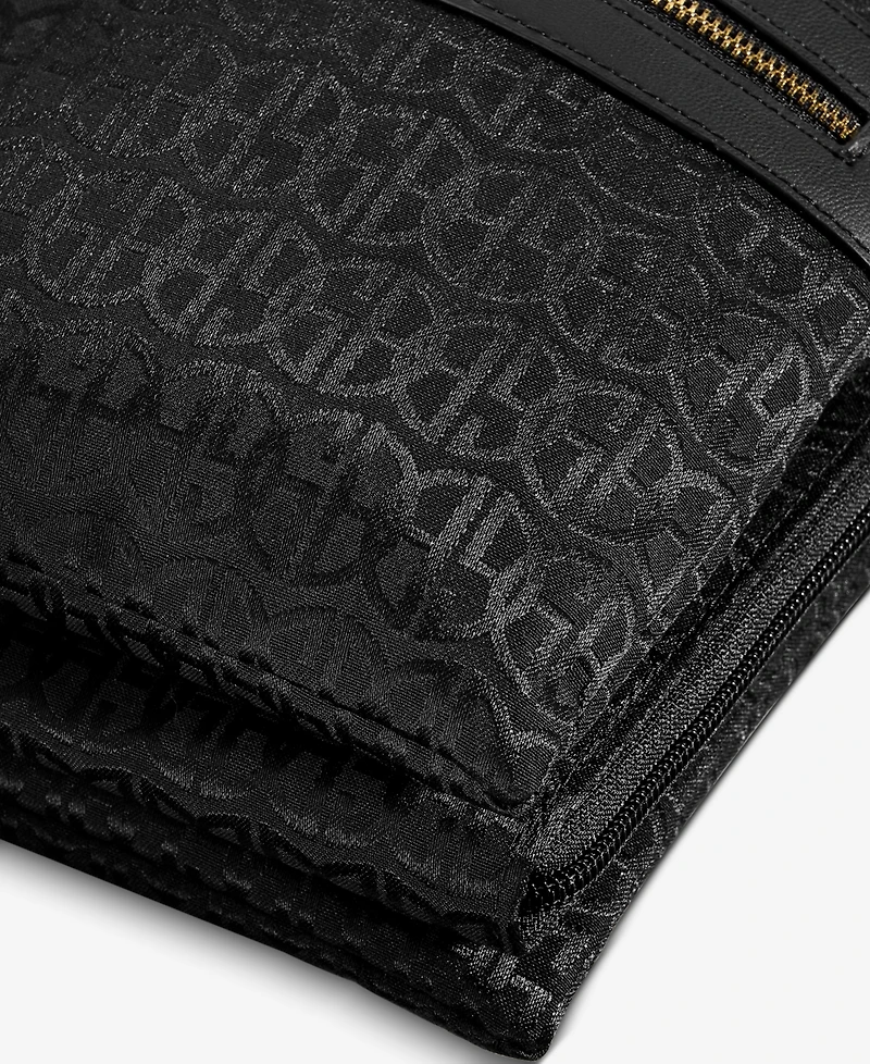 Giani Bernini Triple-Zip Pebble Leather Dasher Crossbody