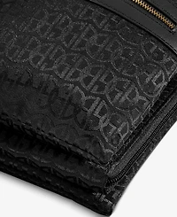 Giani Bernini Triple-Zip Pebble Leather Dasher Crossbody