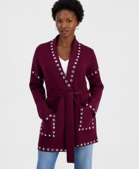I.n.c. International Concepts Petite Studded Cardigan, Macy's Exclusive