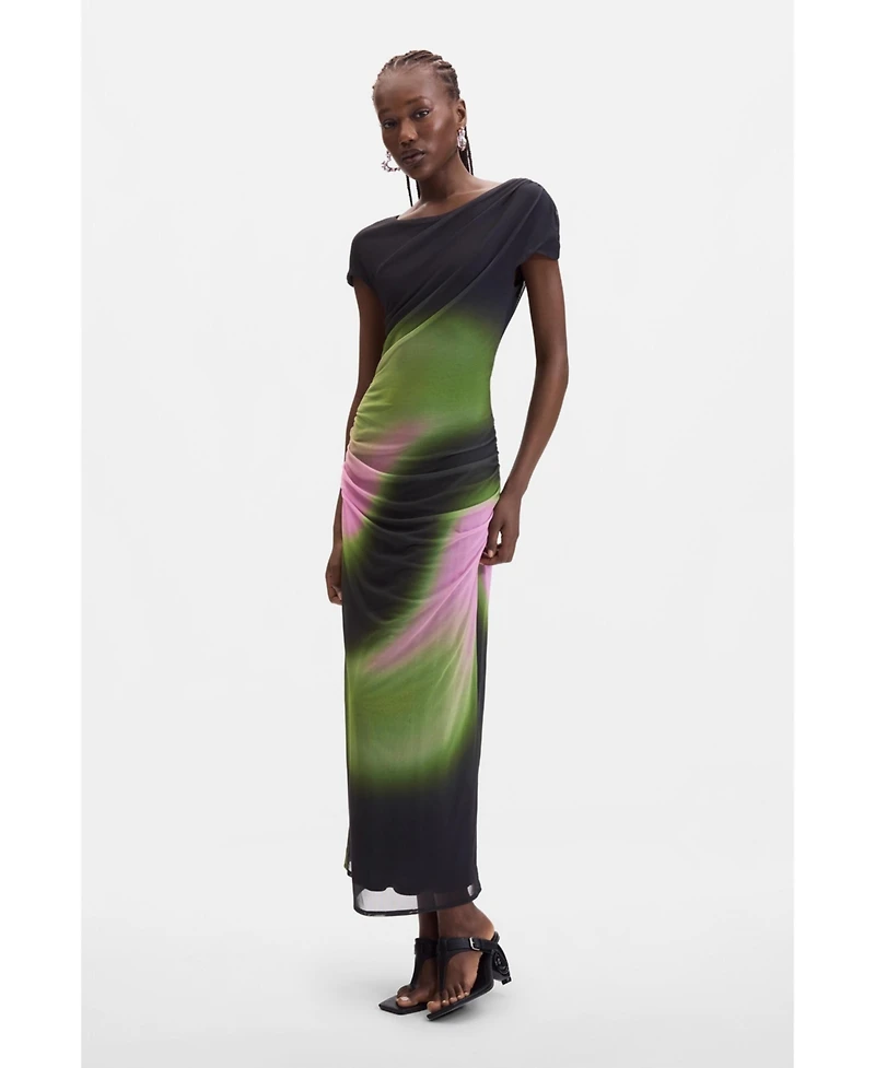 Desigual Women's Gradient tulle dress
