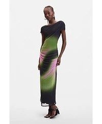 Desigual Women's Gradient tulle dress