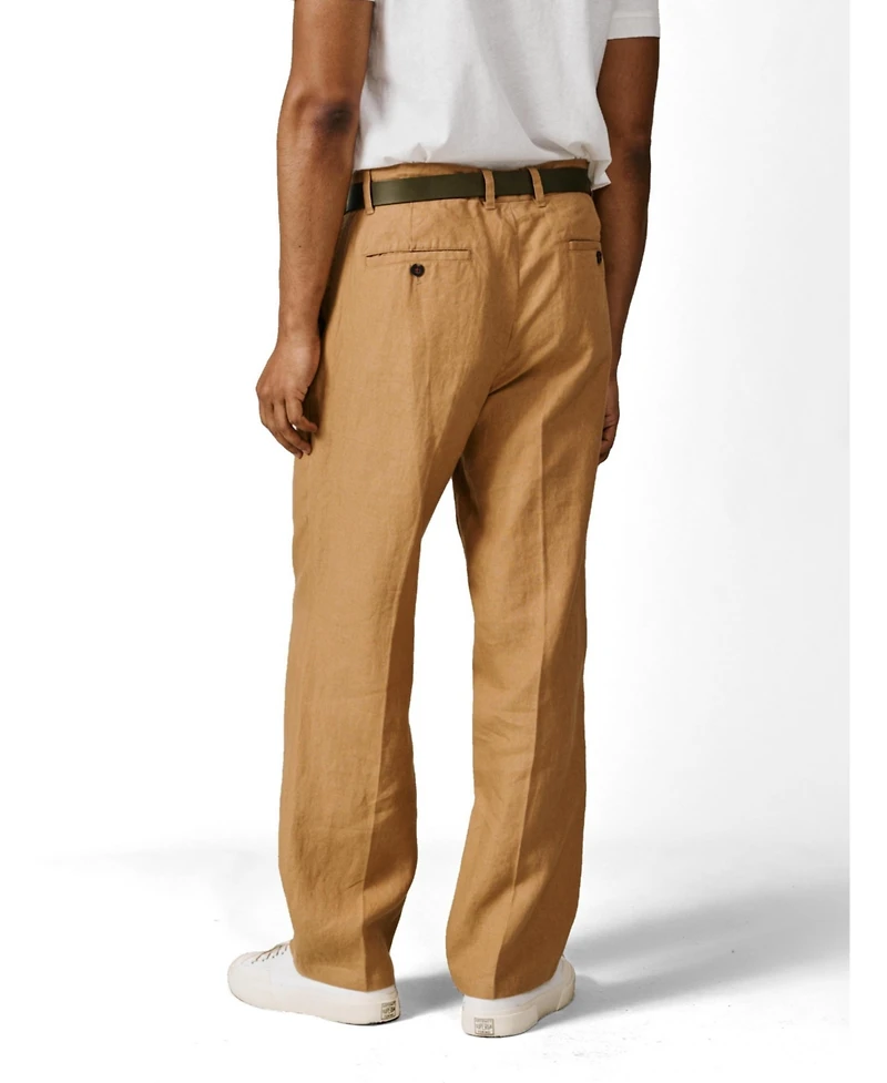 Aubin Men's Belvedere Relaxed Linen Trouser