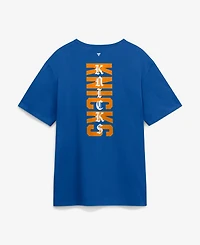 Fanatics Men's Blue New York Knicks Ny Forever Legacy Cotton T-Shirt