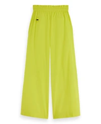 Scotch & Soda Women's Cotton Voile High-Rise Wide-Leg Pull On Pants