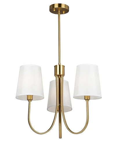 Artcraft Lighting Rhythm 23.6" Metal 3-Light Chandelier