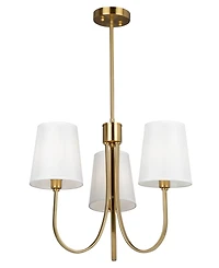 Artcraft Lighting Rhythm 23.6" Metal 3-Light Chandelier