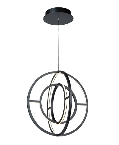 Artcraft Lighting Celestial 16" Metal Led Orb Chandelier