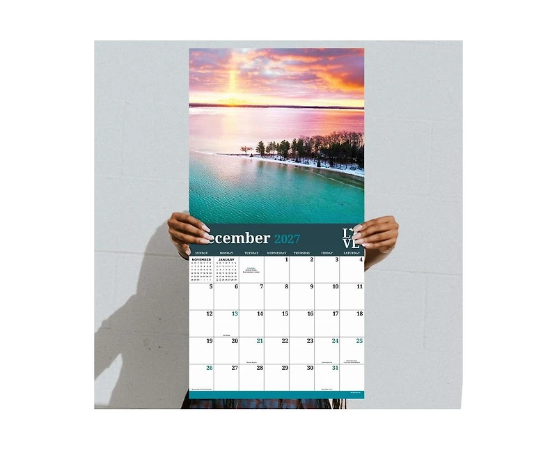 Tf Publishing Paper Goods 2027 Michigan Wall Calendar