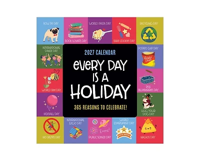 Tf Publishing Paper Goods 2027 Every Day's A Holiday Mini Calendar
