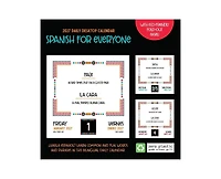 Tf Publishing Paper Goods 2027 Spanish Words Daily Desktop Calendar
