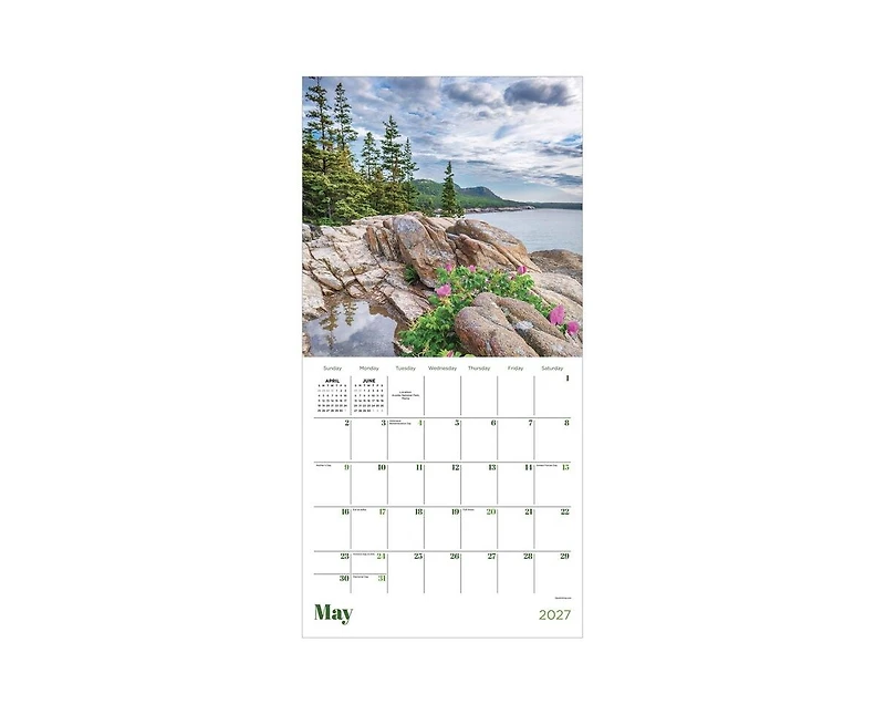Tf Publishing Paper Goods 2027 Water's Edge Wall Calendar