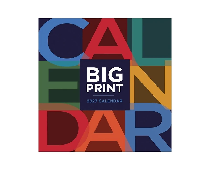 Tf Publishing Paper Goods 2027 Big Print Wall Calendar
