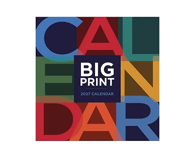 Tf Publishing Paper Goods 2027 Big Print Wall Calendar