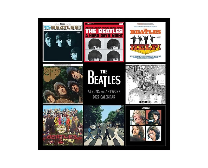 Tf Publishing Paper Goods 2027 The Beatles Albums and Artwork Wall Calendar