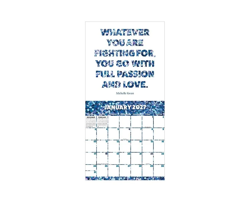 Tf Publishing Paper Goods 2027 Play Like A Girl Wall Calendar