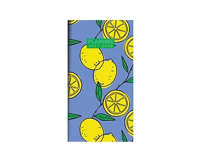 Tf Publishing Paper Goods 2027-2028 Lemon Small Monthly Pocket Planner