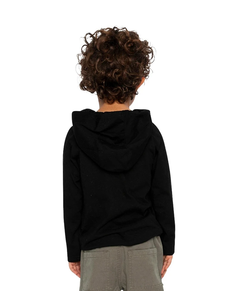 Deux par Toddler Boy 2T- 5T Raglan Hooded T-Shirt