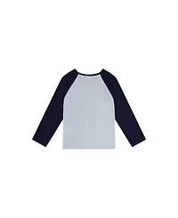 Deux par Little and Big Girl Raglan Cotton T-Shirt