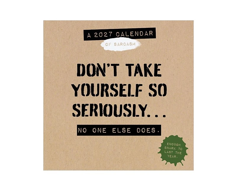 Tf Publishing Paper Goods 2027 Anti Affirmations/Daily Sarcasm Daily Desktop Calendar