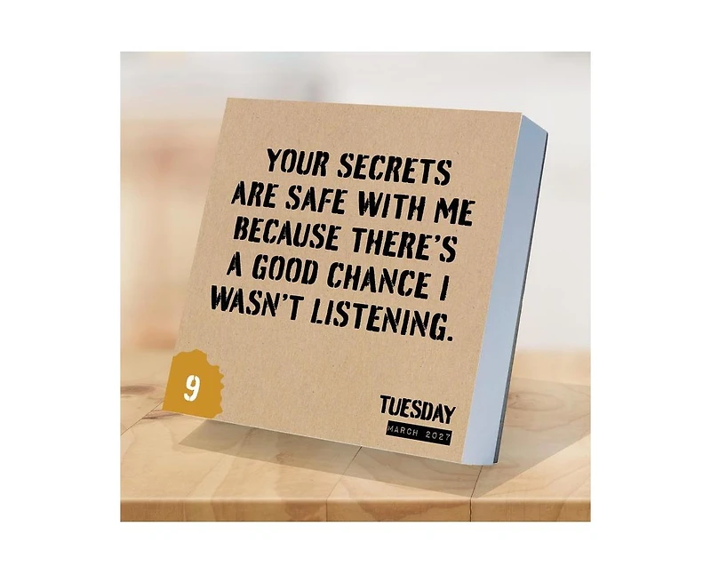 Tf Publishing Paper Goods 2027 Anti Affirmations/Daily Sarcasm Daily Desktop Calendar
