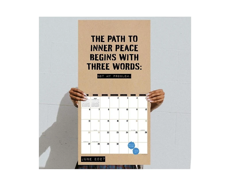 Tf Publishing Paper Goods 2027 Anti-Affirmations Wall Calendar