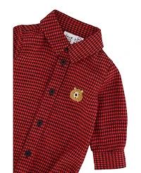 Deux par Baby Boys Top and Pants Set Houndstooth