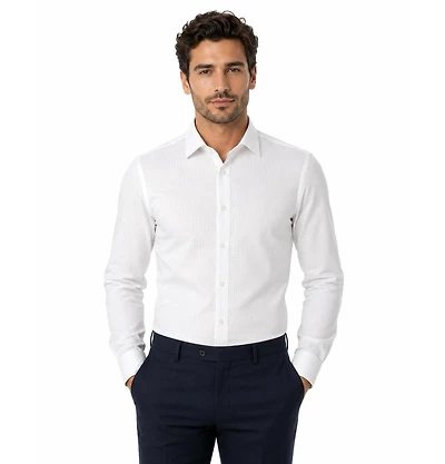 Elie Balleh Men's Slim Fit Baby Button-Down Shirt