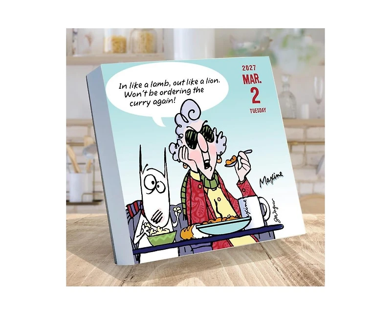 Tf Publishing Paper Goods 2027 Maxine Daily Desktop Calendar
