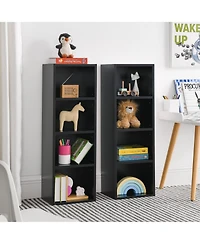 Flynama 70.9 Inch 8-Tier Detachable Adjustable Slim Media Storage Tower Home Narrow Bookcase