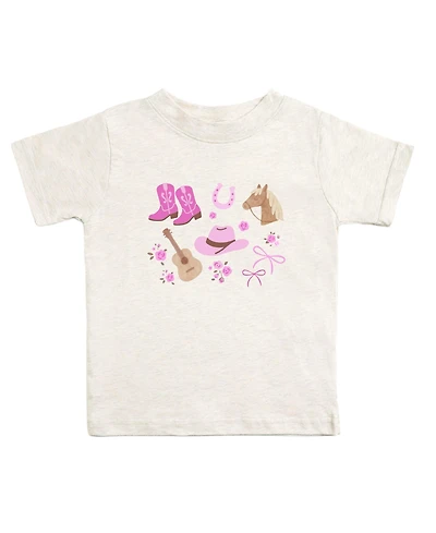 Sweet Wink Little Girls 5-8 Western Girlie Short Sleeve T-Shirt