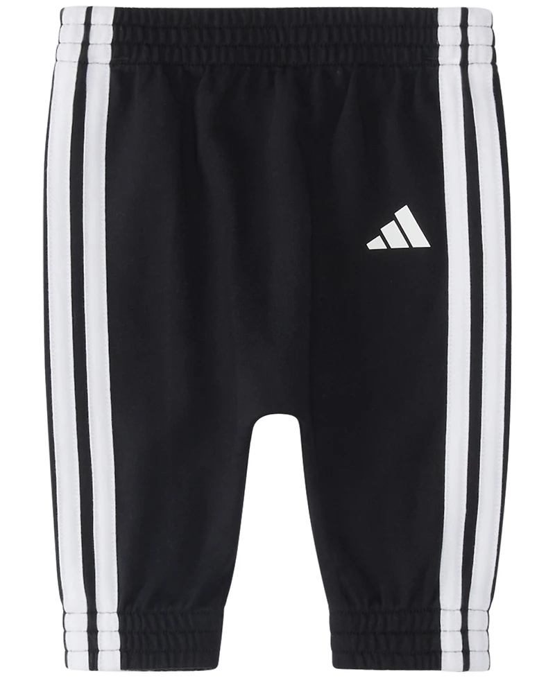 adidas Baby Boys' Long-Sleeve Bodysuit and Pants, 2-Piece Set