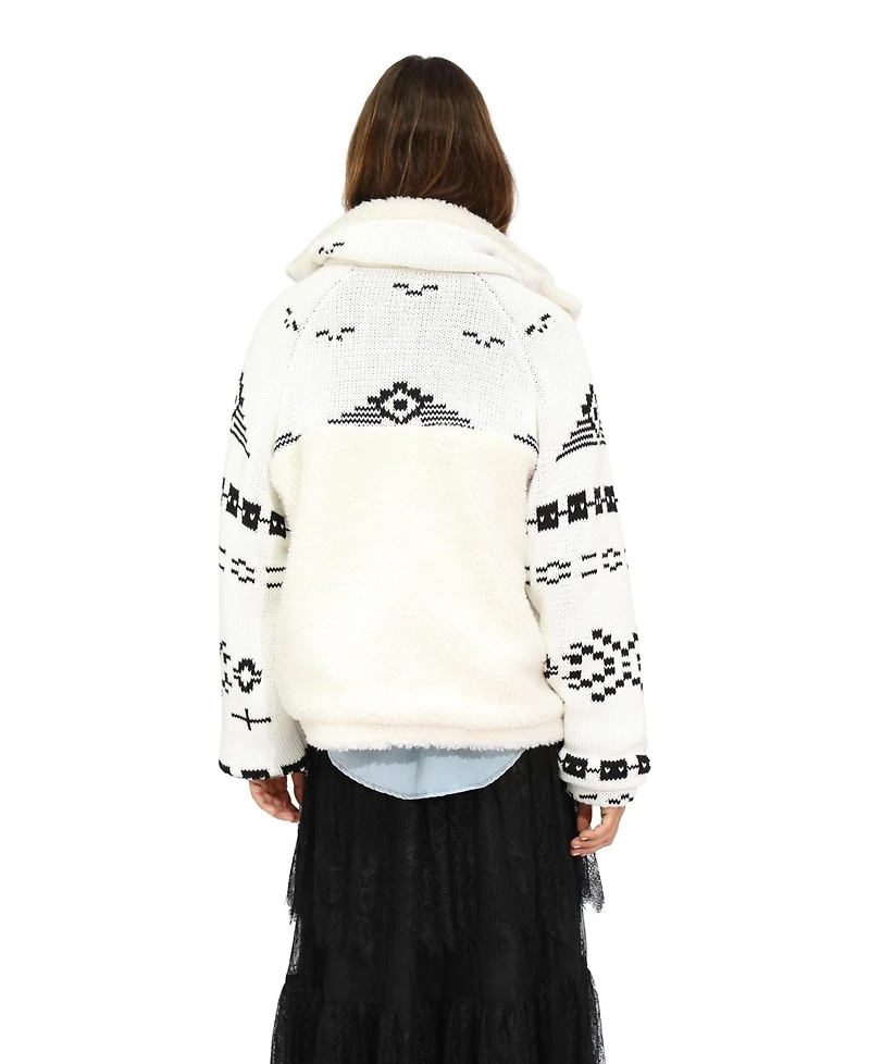 Belle & Bloom Women's Billie Fair Isle Jacket