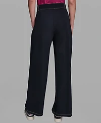 Karl Lagerfeld Paris Women's Pull-On Jersey Pants