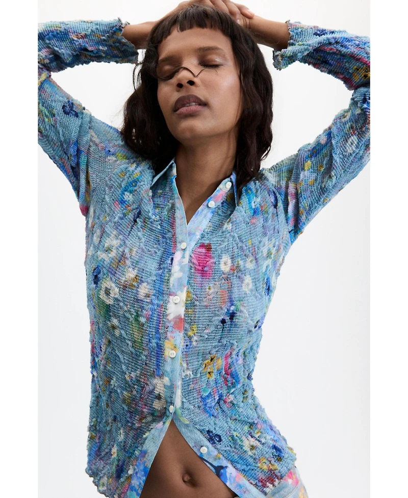 Desigual Women's Floral print shirt